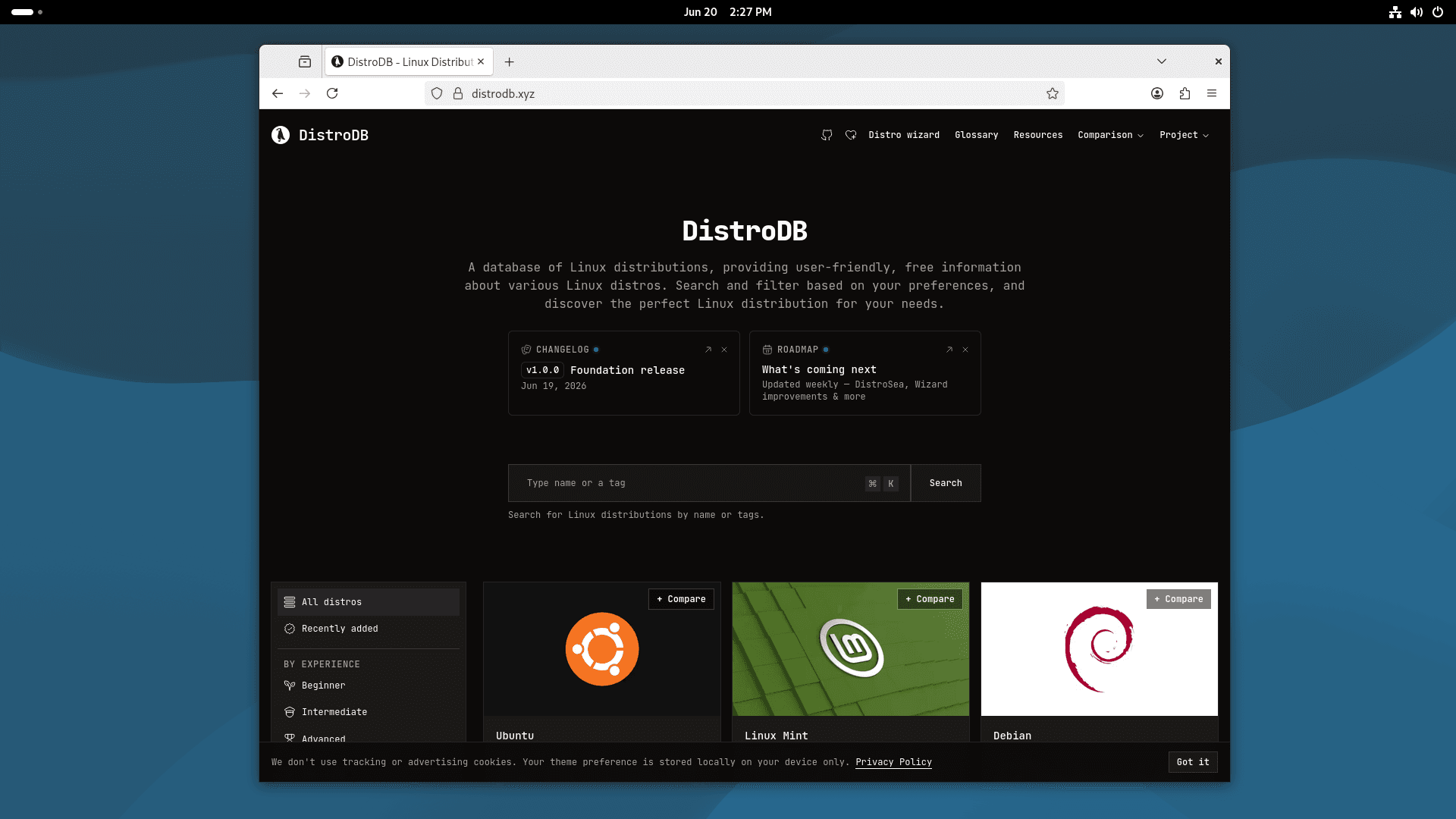 Debian screenshot 2