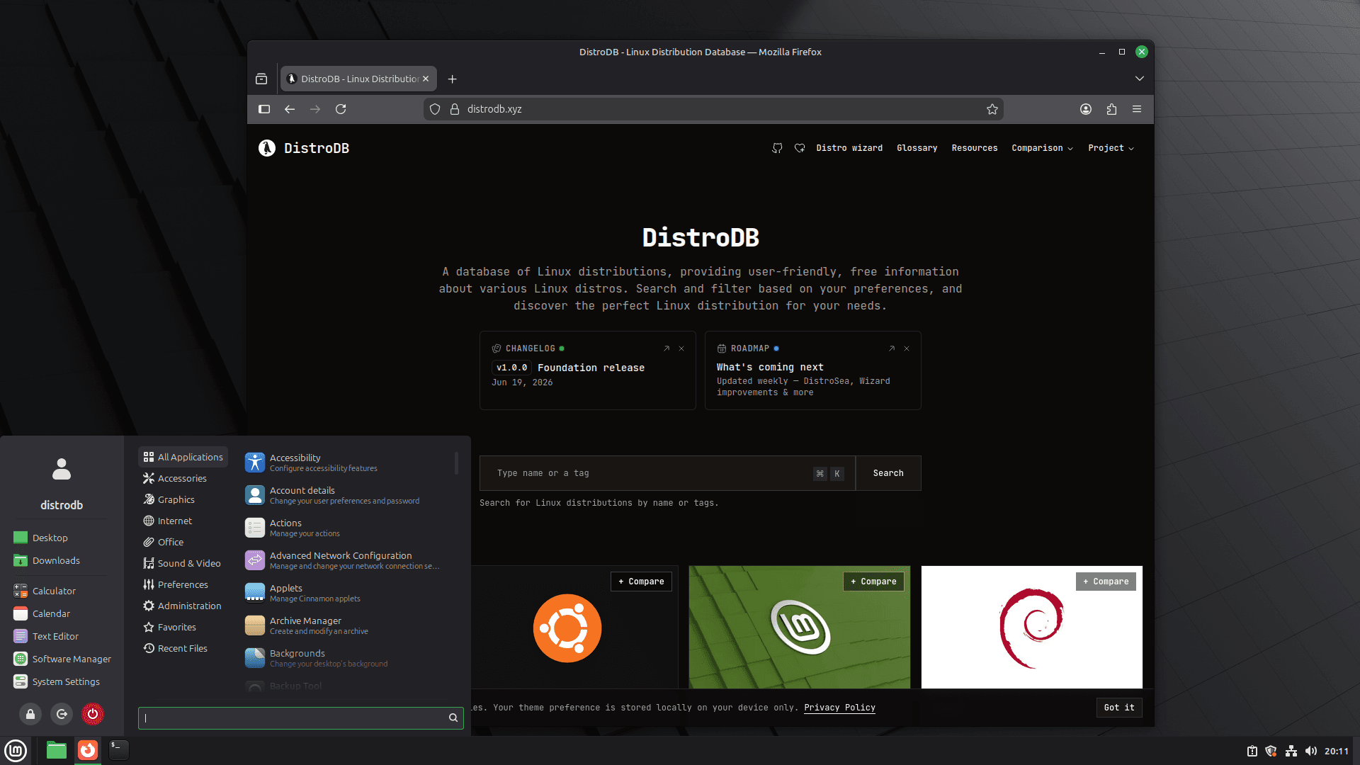 Linux Mint screenshot 3