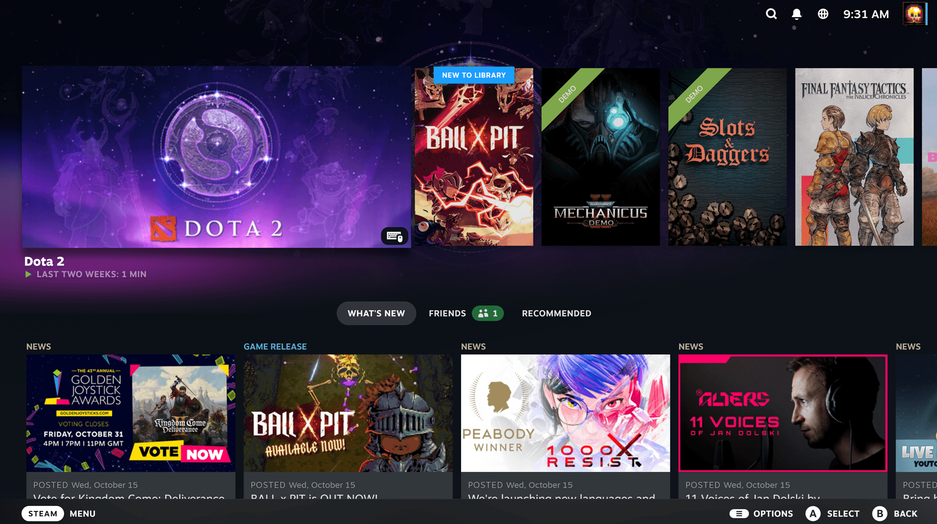 SteamOS screenshot 3